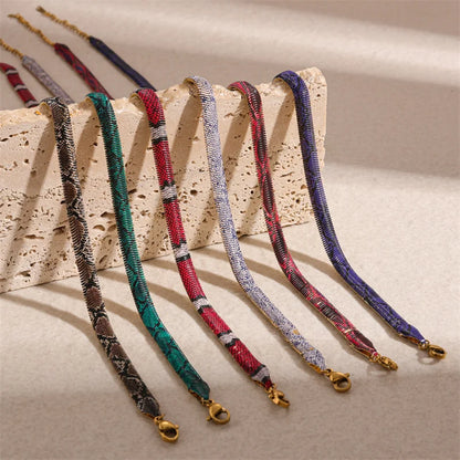 AFORIA™ SNAKE PRINT NECKLACES